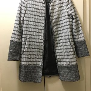 Black and white jacket